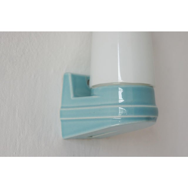 Ceramic Wall Sconces by Sigvard Bernadotte for Ifö, Sweden, 1960s For Sale - Image 6 of 7