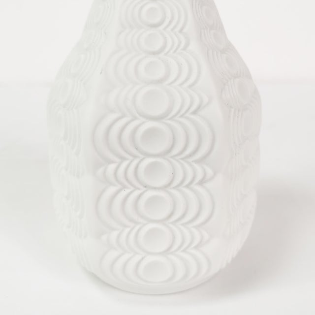 Op Art Biscuit Vase by Seltmann Weiden, Germany, 1960s For Sale - Image 6 of 11