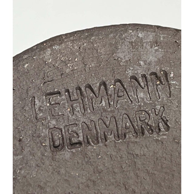 Mid-Century Modern Danish Studio Pottery Candleholder from Lehmann Pottery, 1960s, Set of 2 For Sale - Image 16 of 18