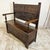 French Antique French Normandy Carved Oak Bench Chest For Sale - Image 3 of 11