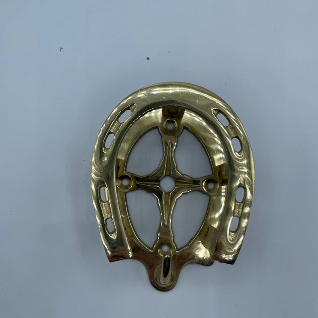 English Brass Equestrian Crop Hook For Sale - Image 3 of 4