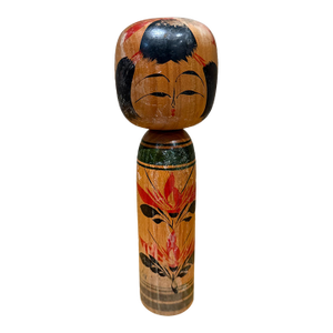 Japanese Kokeshi Doll Traditional Wooden Folk Art From Tohoku Region