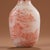 Pink Vintage Peking Glass Enamel Landscape Snuff Bottle With Pink Stone Stopper For Sale - Image 8 of 9