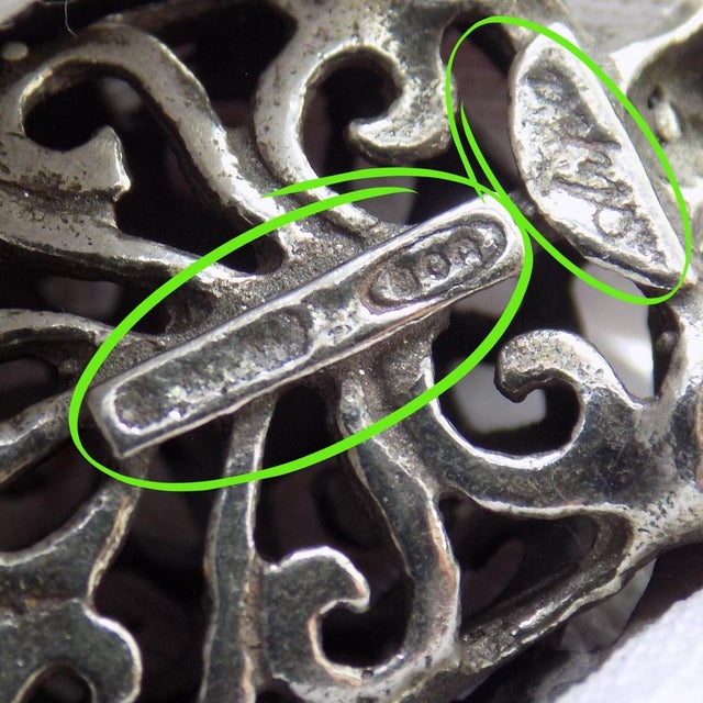 Vintage Italian Handmade Genuine Silver Perforated Turtle Figurine Miniature For Sale - Image 10 of 12