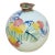 Hand-Painted Duckling & Floral Miniature Vase For Sale