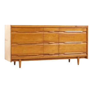 Crawford Furniture Mid Century Maple Lowboy Dresser