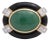 David Webb 18kt, Platinum and Diamond - Jade & Onyx Ring For Sale