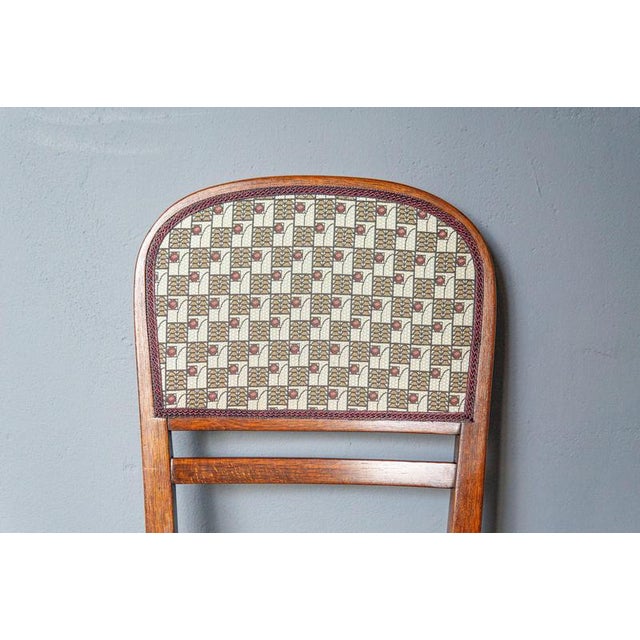 Art Nouveau No. 715 Chair by Gustav Siegel for J.&J. Kohn, Vienna, Austria, Early 20th Century For Sale - Image 9 of 18