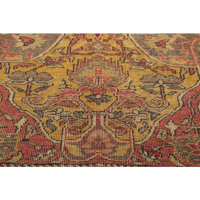 Mid 20th Century Mid 20th Century Vintage Turkish Sivas Rug - 04'04 X 07'07 For Sale - Image 5 of 10