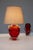 Bright Red Crystal Glass Lamp by Börne Augustsson for Åseda, Sweden For Sale - Image 12 of 16