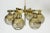 Brass and Glass Chandeliers by Hans-Agne Jakobsson for Hans-Agne Jakobsson AB Markaryd, 1960s, Set of 2 For Sale - Image 6 of 10