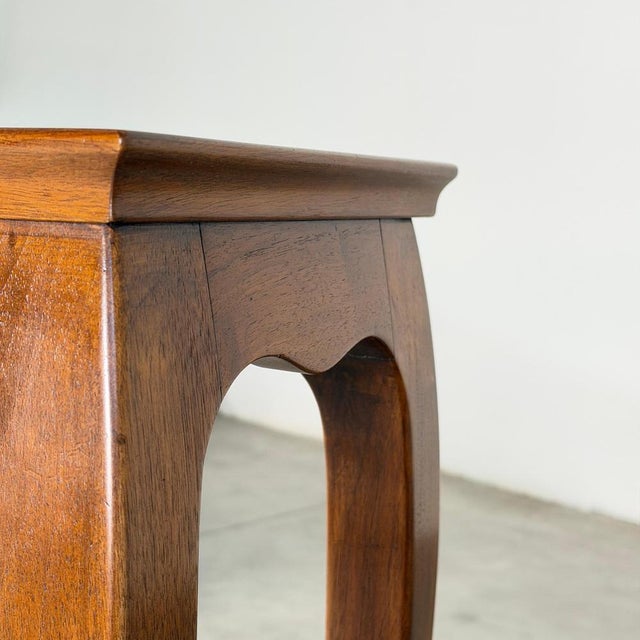 Vintage Walnut Console Table with Hidden Drawer by Pier Luigi Colli, Italy, 1950s For Sale - Image 14 of 18