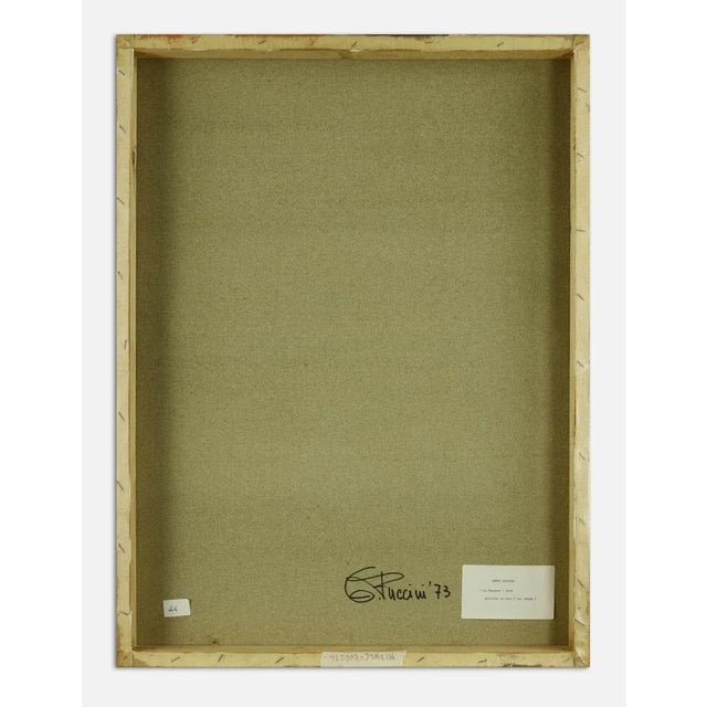 Contemporary Genny Puccini, Virgin, 1973, Acrylic on Canvas For Sale - Image 3 of 4