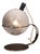 Italian Chrome and Glass Table Lamp, 1960 For Sale