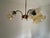 Mid-Century Modern Vintage Three-Light Chandelier by Kaj Dol Pri Hrastniku, Slovenia, 1990s For Sale - Image 3 of 13