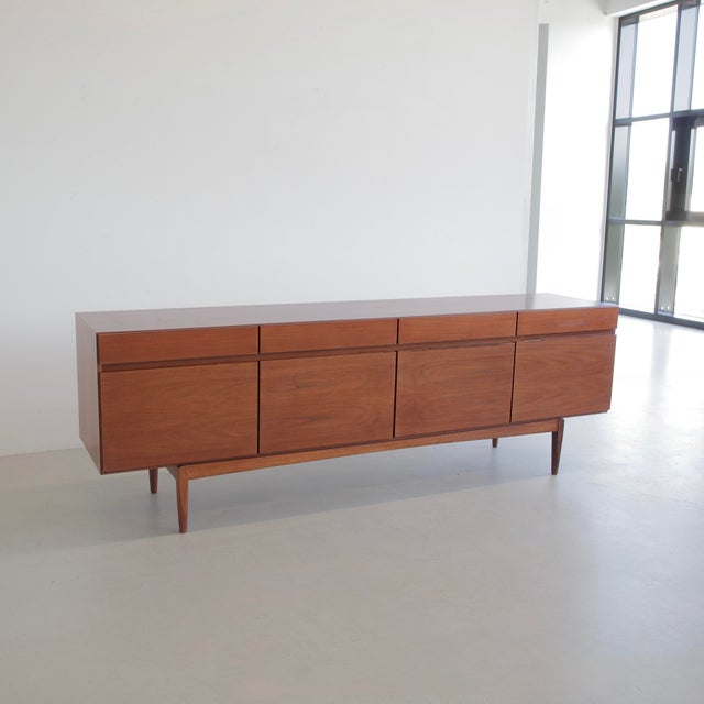Large Teak FA66 Sideboard by Ib Kofold Larsen for Faarup Møbelfabrik, 1966 For Sale - Image 3 of 11