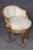 Wood French Louis XV Style Giltwood Swivel Vanity Bench by Auffray For Sale - Image 7 of 12