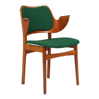 Danish Model 107 Armchair in Oak Frame from Hans Olsen, 1960s For Sale