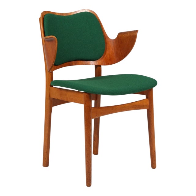 Danish Model 107 Armchair in Oak Frame from Hans Olsen, 1960s For Sale