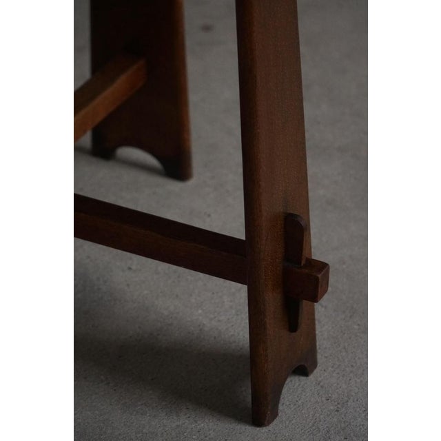 Danish Modern Sculptural Oak Side or Console Table, 1940s For Sale - Image 15 of 18