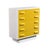 Restored Raymond Loewy Inspired Yellow Chapter One Highboy Dresser Chest For Sale