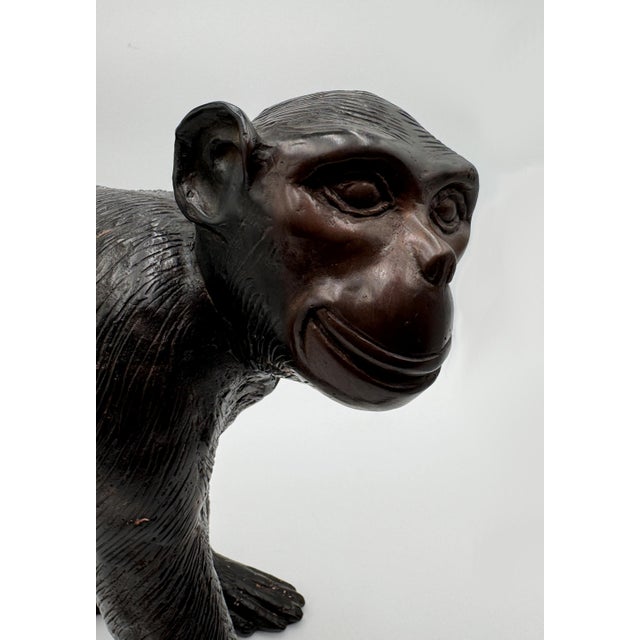 Maitland - Smith Maitland Smith Bronze Spider Monkey Sculpture For Sale - Image 4 of 7