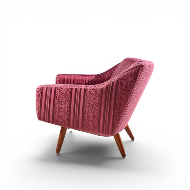 Georg Thams Mid Century Danish Teak Curved Sofa For Sale - Image 4 of 9