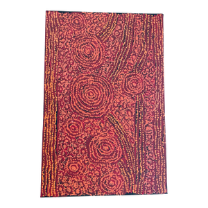 Authentic Aboriginal Art Purchased in Alice Springs, Nt, Australia in 2011 "Tingari-Karrkurritinytja" by George Ward Tjungurrayi