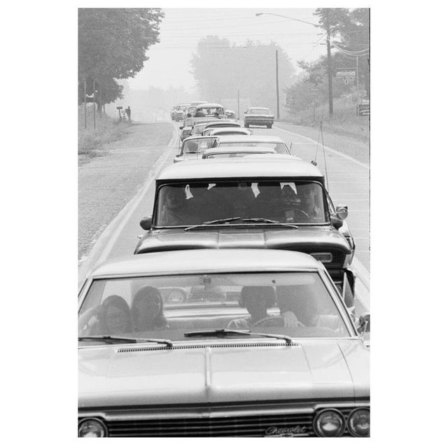 'Woodstock Traffic Jam' Unframed Archival Pigment Print For Sale