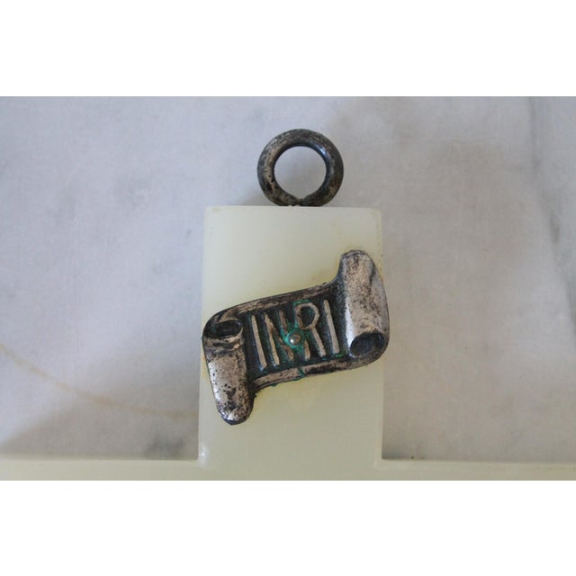 Vintage Marble Crucifix For Sale - Image 4 of 14