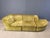 Gold Vintage Velvet Modular Sofa from Laauser, 1970s, Set of 3 For Sale - Image 8 of 10