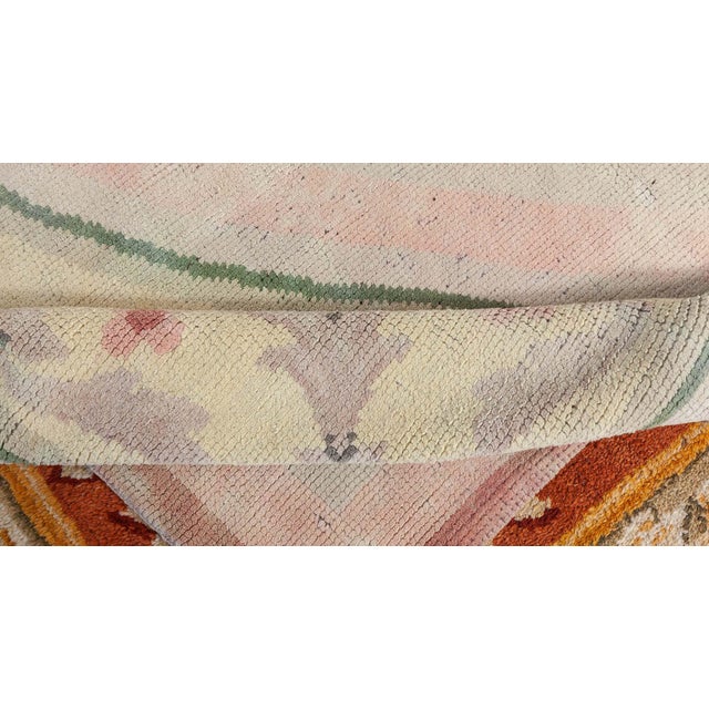 1920s French Savonnerie Rug in Neoclassical Style For Sale - Image 4 of 8