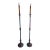 1920's Mizner Style Polychromed Pole Lamps - Set of 2 For Sale