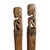 Hand-Carved Wooden Batons, Suar Wood, Borneo, Late 20th Century For Sale - Image 9 of 14
