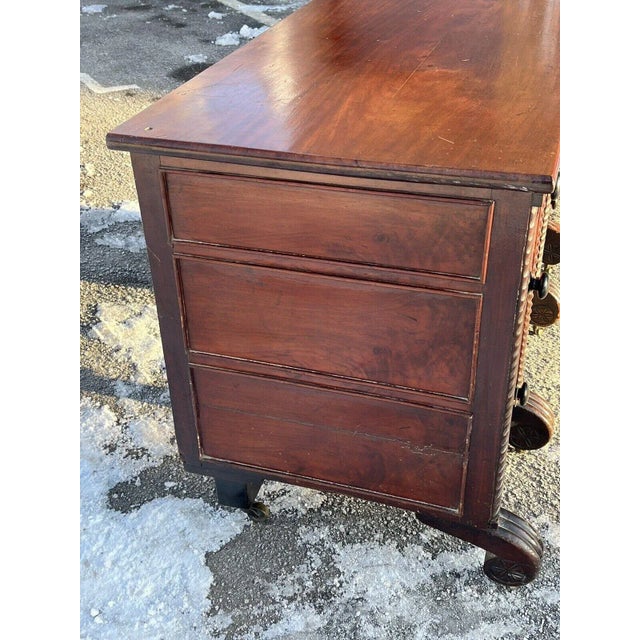Brown Victorian Desk in Mahogany For Sale - Image 8 of 11