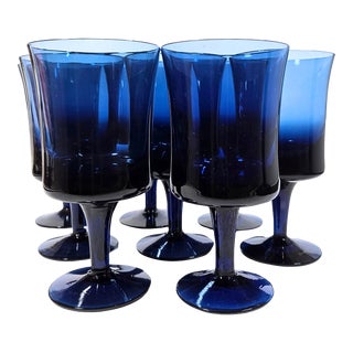 Swedish Mid Century Goblets- Set of Eight For Sale