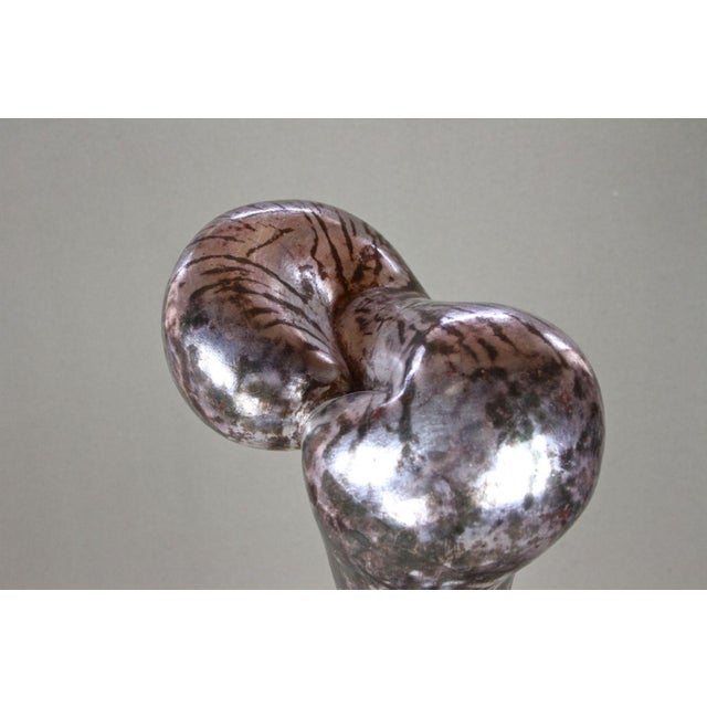 Abstract Silvered Sculpture by M. Treml, 2018 For Sale - Image 13 of 18