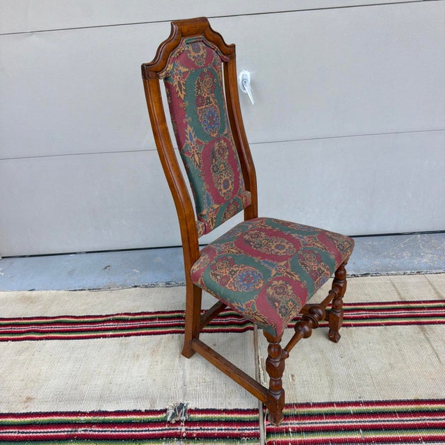 A Very Fine Antique William & Mary Side Chair With Spanish Feet, Boston, Circa 1730 For Sale - Image 16 of 18