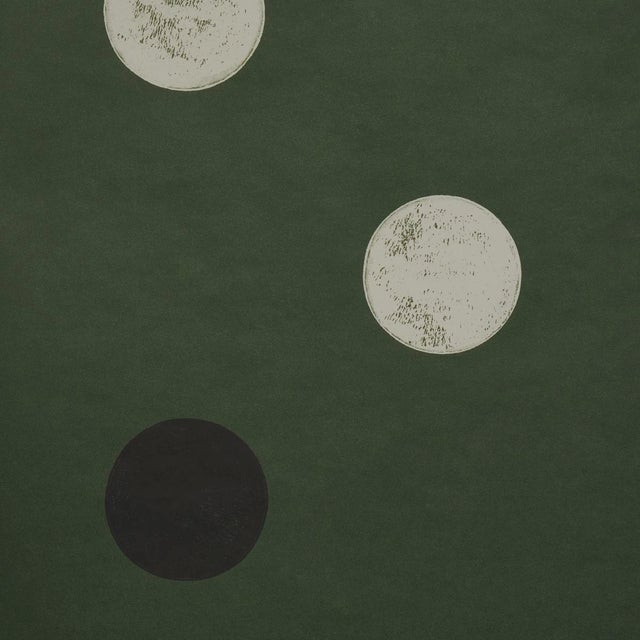 SAMPLE - Schumacher x Backdrop Monte Carlo Wallpaper In Deep Green For Sale