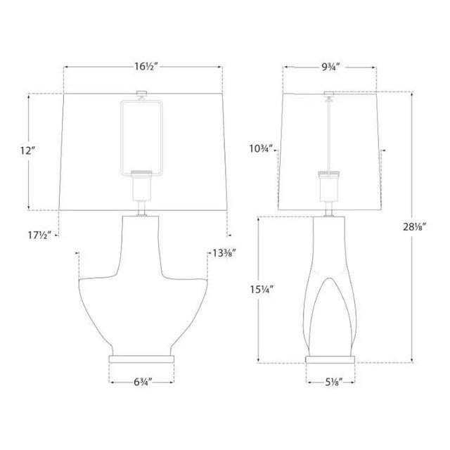 Kelly Wearstler for Visual Comfort Signature Armato Small Table Lamp in Stained Black Metallic Ceramic with Oval Antique-Burnished Brass Shade For Sale In Houston - Image 6 of 6