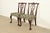 Romweber Romweber Antique Chippendale Carved Mahogany Side Chairs or Dining Chairs, Pair For Sale - Image 4 of 13