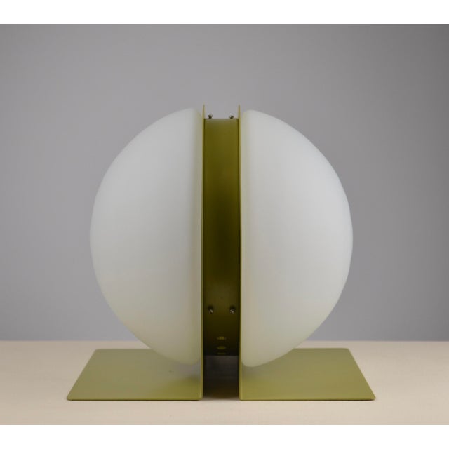 Olive Model 10445 Table Lamp by Ben Swildens for Verre Lumière, 1970s For Sale - Image 8 of 18