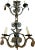 Italian Crystal Sconces with Brass and Iron Rope Detail: An Exquisite 1940's Florentine Masterpiece Elevate the ambiance...