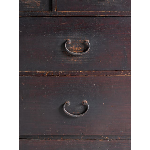 Japanese Antique Drawer 1860s-1920s / Tansu Wabi Sabi For Sale - Image 16 of 16