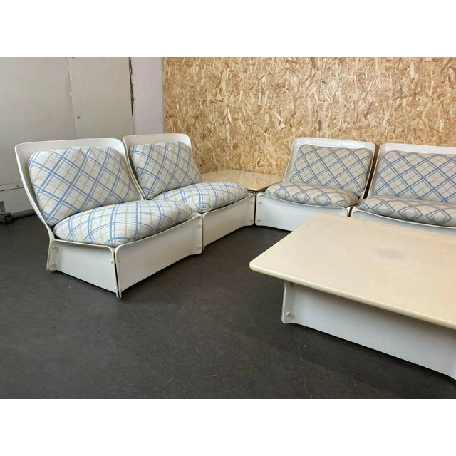 Mid-Century Space Age Modular Sofa in Fiberglass, Set of 10 For Sale - Image 10 of 13