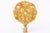 Chinoiserie Dragon Crest Carved Stone Lamp Finial on Brass Hardware For Sale - Image 3 of 3