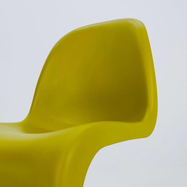Plastic Chair in Mustard by Verner Panton for Vitra, 2012 For Sale - Image 7 of 11