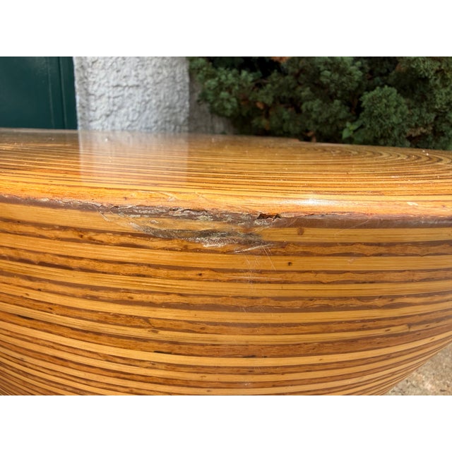 Wood Attributed to Oggetti Orgo Coffee Table Postmodern Alvar Aalto Style For Sale - Image 7 of 10