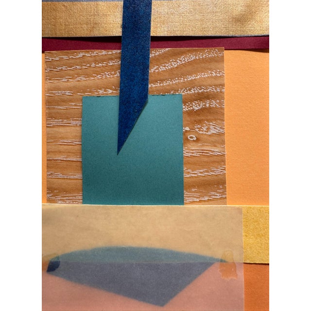 2020s "Into the Sun 2" Original Mixed-Media Collage on Paper by Zac Woodiel For Sale - Image 5 of 9