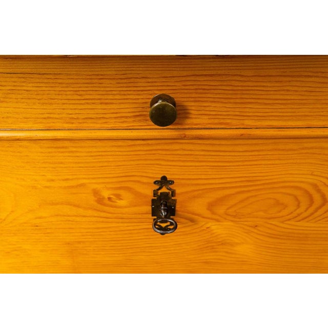 Biedermeier Round-Topped Chest, Mid-19th Century For Sale - Image 12 of 18